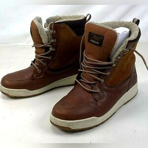 Timberland Raystown Waterproof Leather Boots Brown Waterproof Men 9.5 Women 11